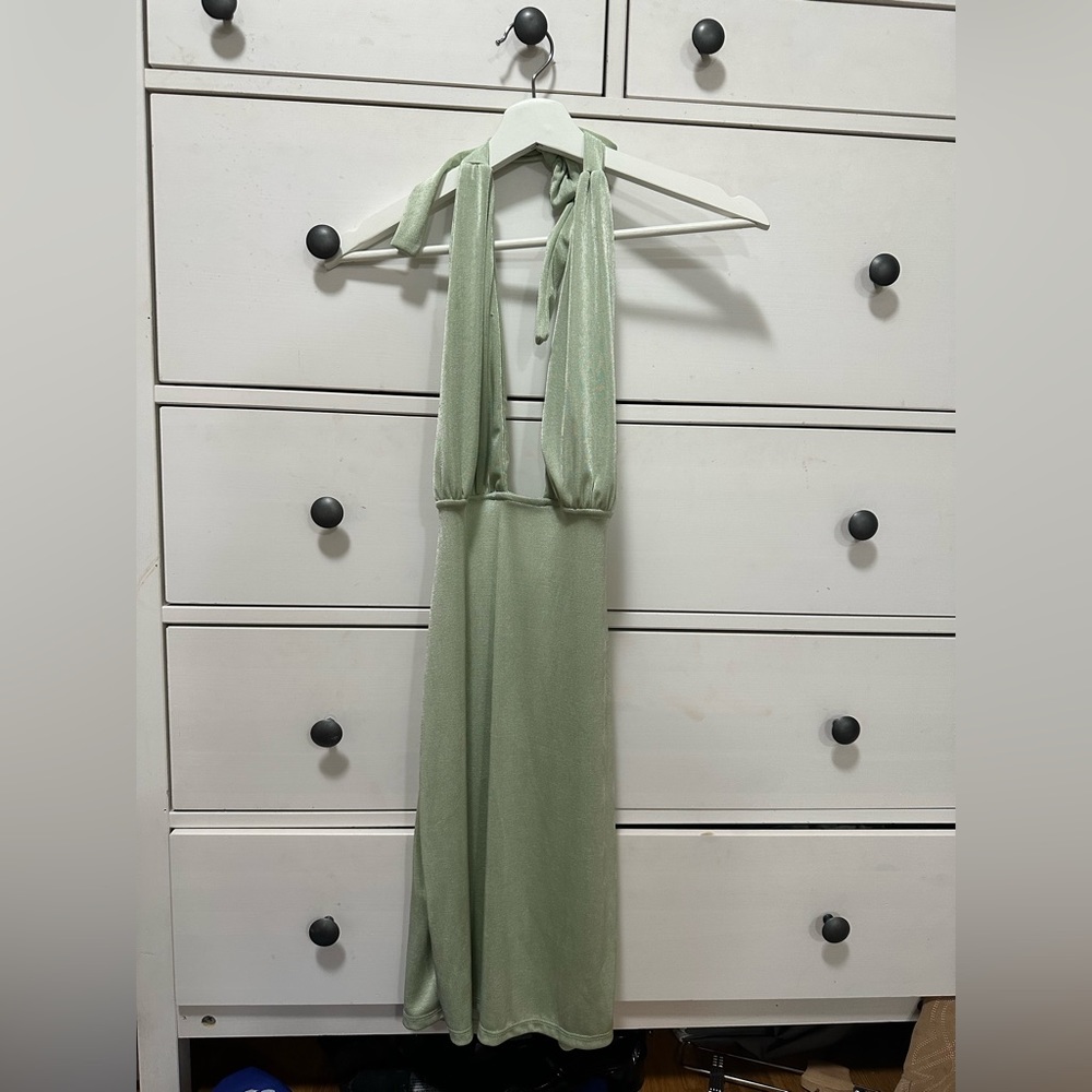 Free people mini halter dress